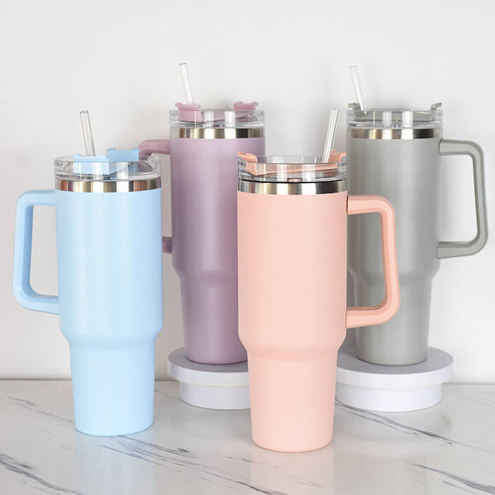 Hot sale wholesale price bulk BPA FREE Sublimation Stainless Steel Custom Logo 40oz travel mugs for hot /cold drinks Mass Market Wholesale