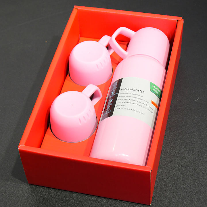 Hot selling Ideal gift Double Wall Colorful Sport travel camping outdoor Thermos Vacuum Flask Set Stainless Steel Vacuum Flask Global Wholesale Market