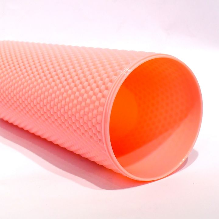Ideal Gift Iced Drinking Cups Plastic Single-deck Matte Studded Tumbler Set Portable 3 in 1 Minimalist Drinkware Unisex 3000pcs Mass Production