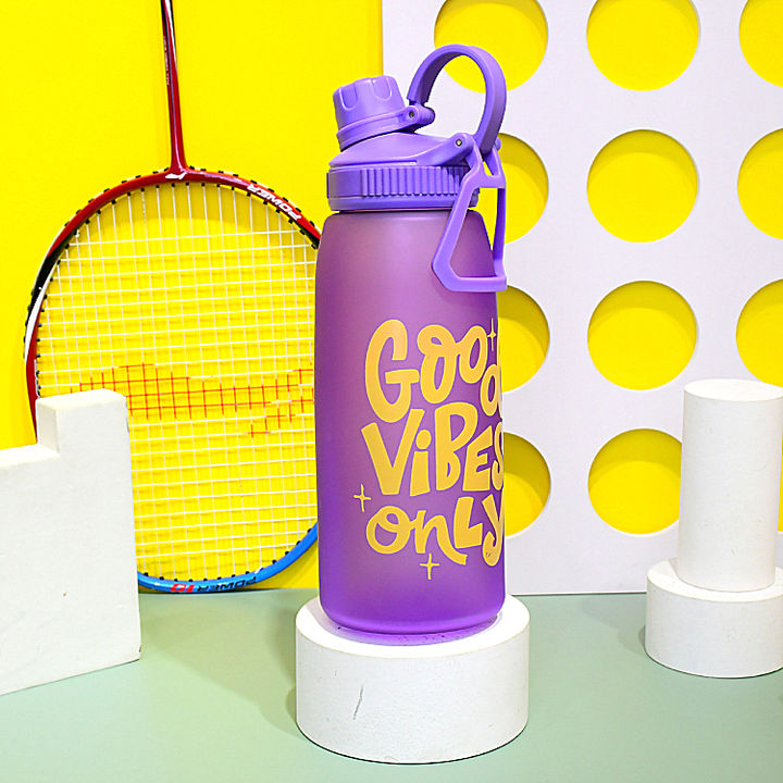 Ideal holiday gift cup Customizable patterns cute kids candy-colored spillproof sports plastic water bottle with portable handle Export Factory
