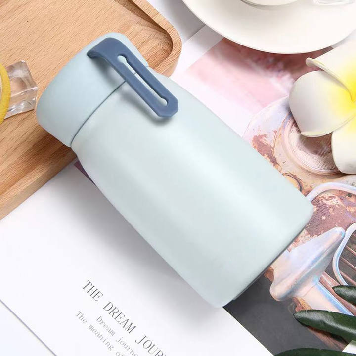 Kids Vacuum Flask Gift Thermos Kids Water Bottle Stainlesporteel Wholesale 360ml Mini Cute Stainless Steel Water Bottle HANDGRIP Mass Wholesale