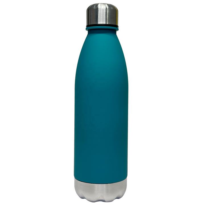 Multicolor BPA-Free Cola Shape Water Bottle Leakproof and Reusable with Stainless Steel Lid and Bottom for Sports