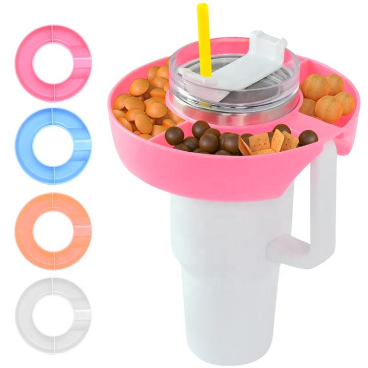 Multifunction OEM/ODM 40oz Large Capacity bpa free Insulated vacuum stainless steel car tumbler with Snack plate