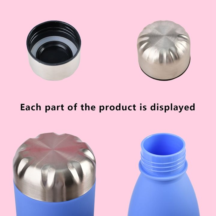 New Design 680ml Sports Drinking Bullet Vacuum Flask Insulated Plastic Sport Cola Water Bottle