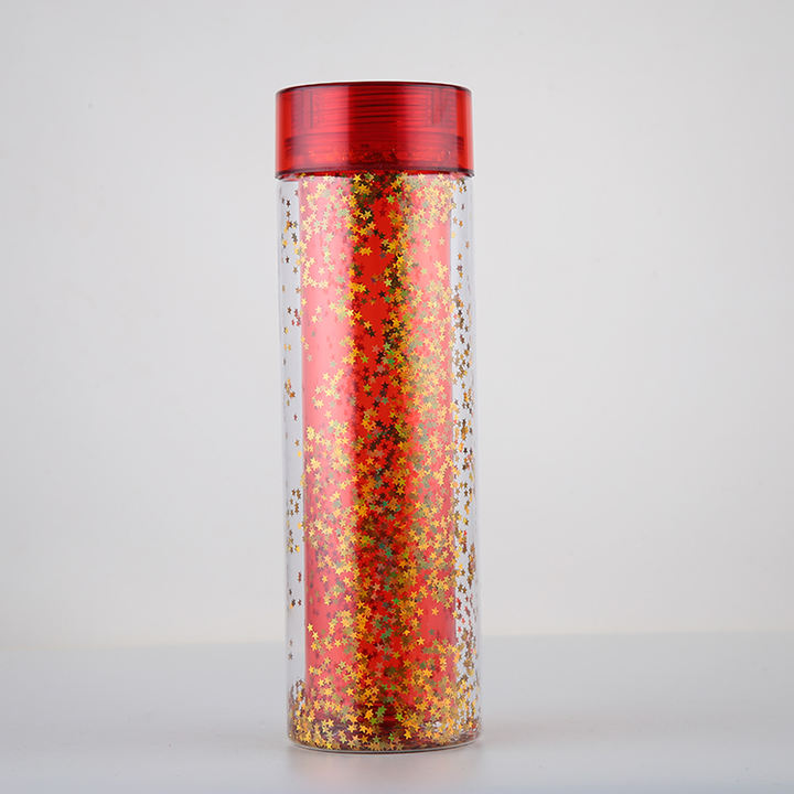 New Direct Drinking 550ml Plastic Camouflage Customized Color Logo Double Wall Ladies Drinking Bottle for Daily Life Factory Direct Sales Export