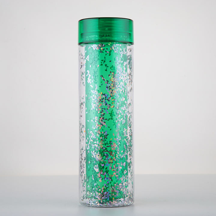 New Direct Drinking 550ml Plastic Camouflage Customized Color Logo Double Wall Ladies Drinking Bottle for Daily Life Factory Direct Sales Export