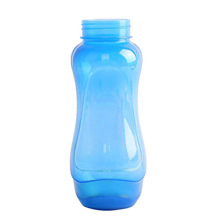 OEM Custom color 750ml Summer Ice Tube Transparent Sports Plastic Popsicle Water Bottle with Portable straw handle Wholesale Supplier