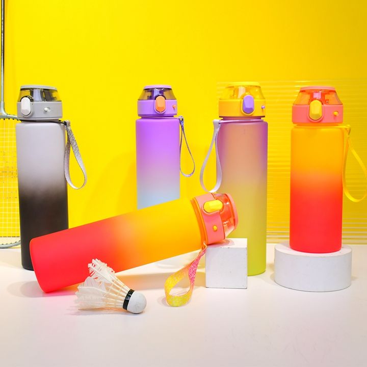 OEM/ODM 32oz/1L durable portable direct drinking outdoor motivational plastic Sport water bottle With Flip Top Cover China Manufacturing Distributor