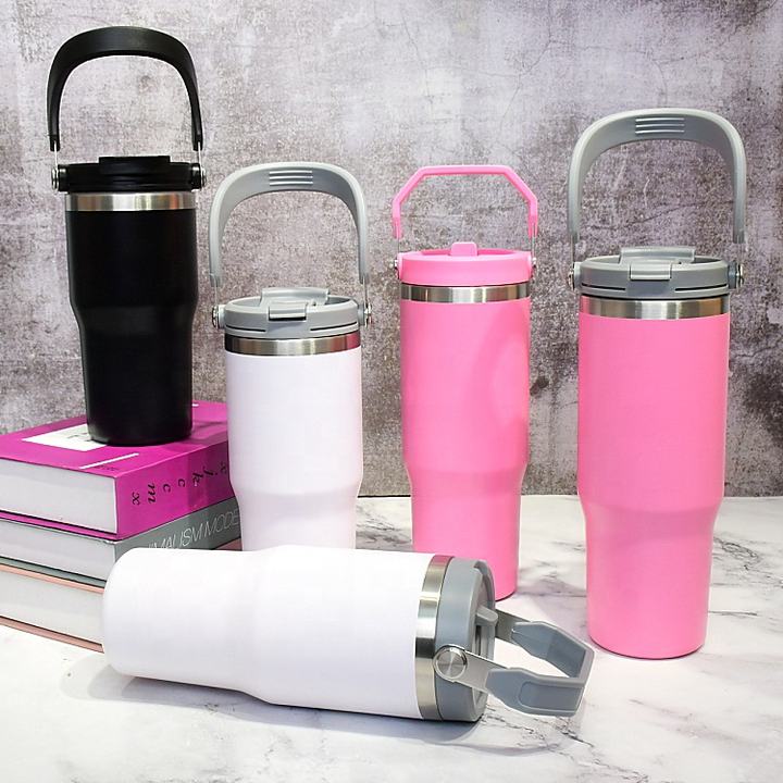 OEM/ODM BPA FREE Drinkware 20 oz. Steel Double-wall Vacuum Insulated Flask with Flip Top Lid Manufacturing Services Solutions