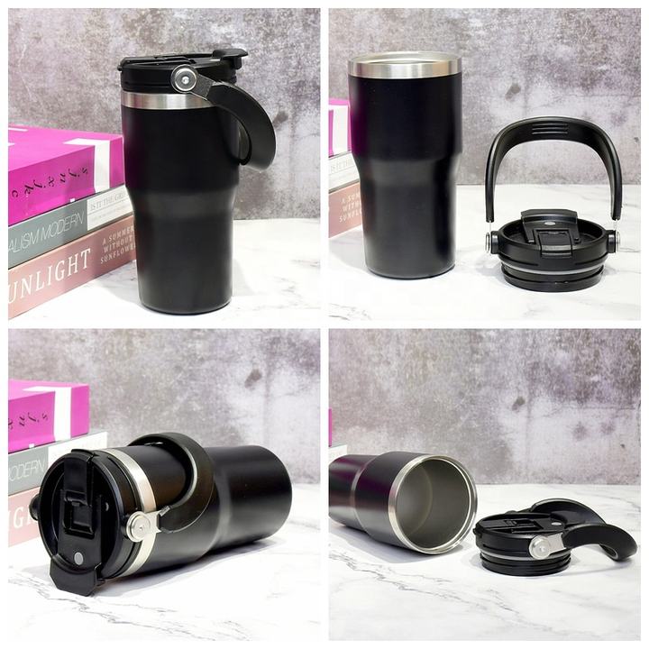 OEM/ODM BPA FREE Drinkware 20 oz. Steel Double-wall Vacuum Insulated Flask with Flip Top Lid Manufacturing Services Solutions