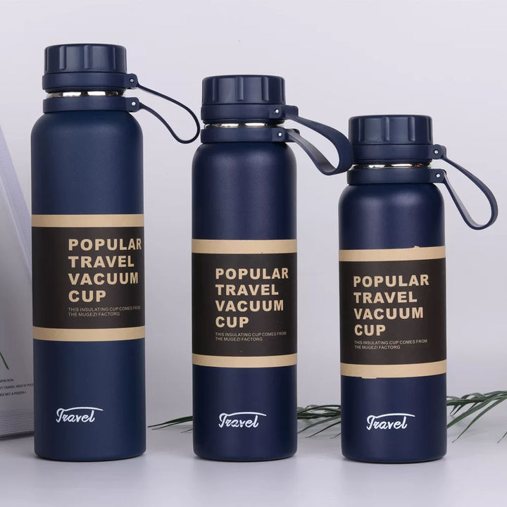 OEM/ODM BPA FREE Portable Stainless Steel Outdoor Small Mouth sport Water Bottle Vacuum Flasks With Silicone Belt Factory to Consumer Operations