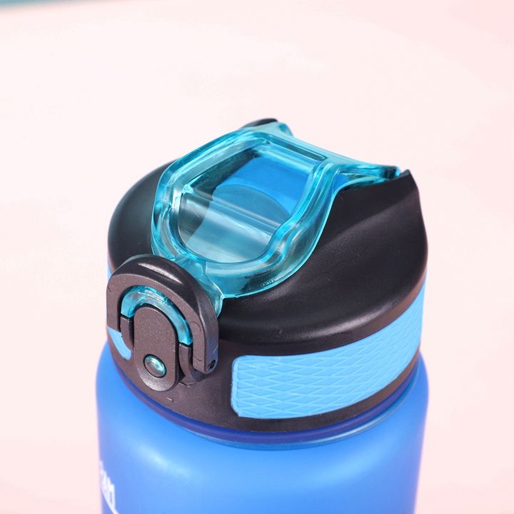 OEM/ODM BPA Free 32oz/1L Custom Logo Sport Plastic Gradient Plastic Motivational  Water Bottles With straw and rope Factory Pricing Supply