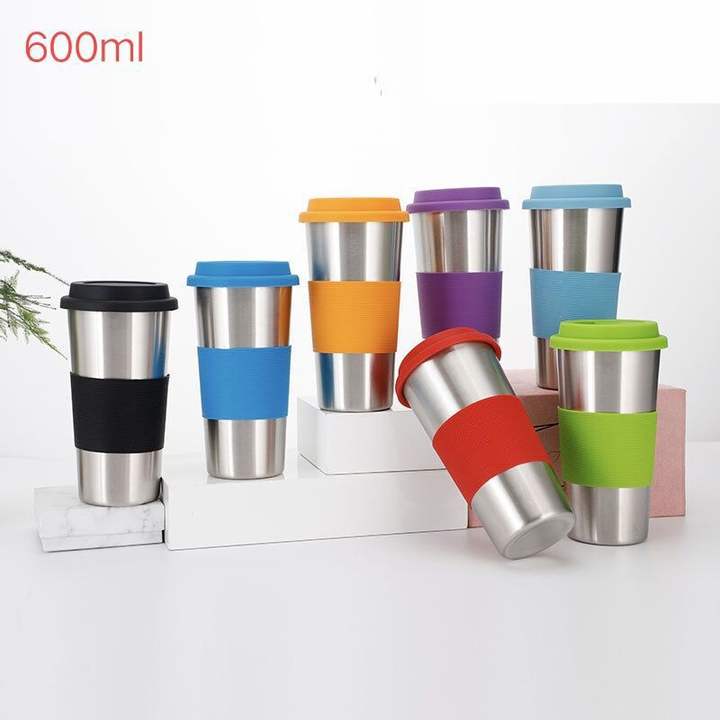 OXSY 12oz 16oz Drinking Tumblers Cups Stainless Steel with Silicone Lids Straw for Kids Children and Toddlers Kids Minimalist Factory Wholesale
