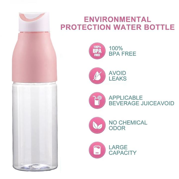 OXSY 720ml Reusable Free Hiking Cycling Bottle Cute Clear sport Plastic Water Bottle Direct Factory Wholesale
