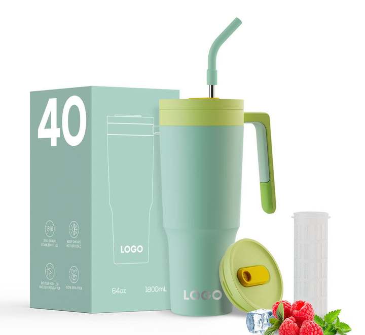 OXSY New Design Stainless Steel Cups Thermal Insulated 40OZ Tumbler With Handle Factory Pricing Supply
