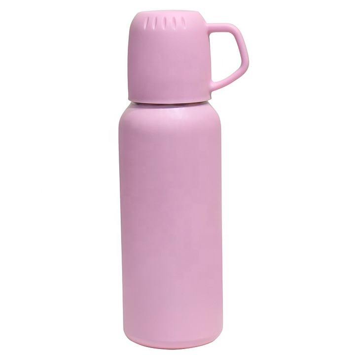 Pink orange cute girls Double Wall Colorful Sport travel camping outdoor Thermos Vacuum Flask Set Stainless Steel Vacuum Flask Rapid Production Solutions Processing