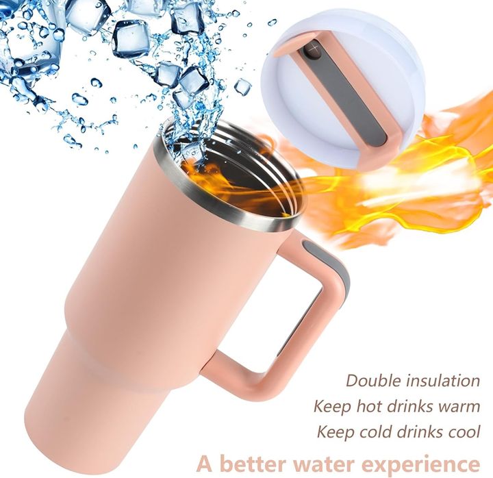 Portable 40 Oz Tumbler Stainless Steel Vacuum Insulated Travel Mug for Iced Coffee Hot and Cold Tea Beverages Wholesale B2B Pricing Pricing