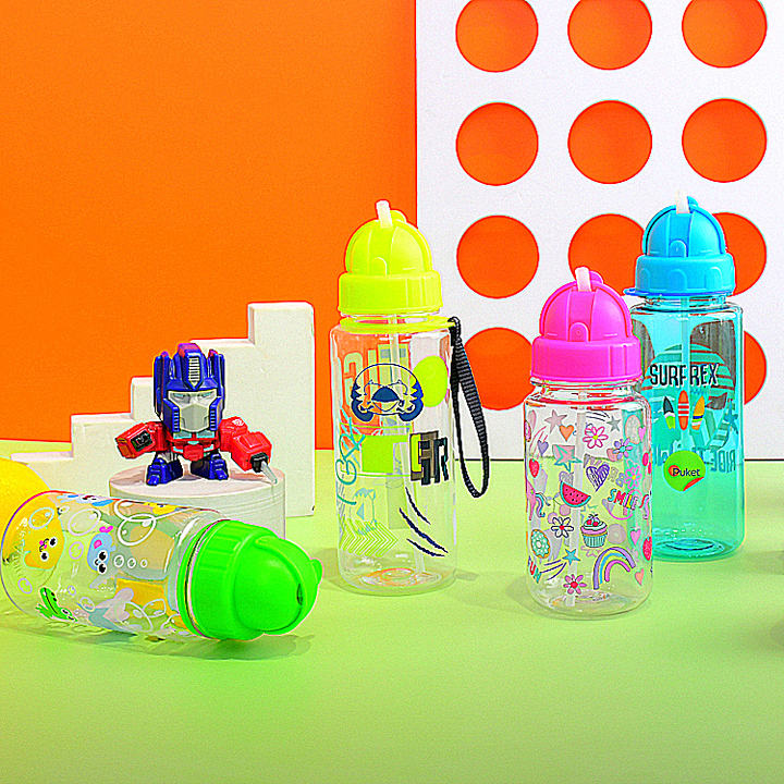 Portable Eco Friendly Products 2023 Baby Drink Cups Kids Water Sippy Cup for Outdoor Sport Children Running Cute Water Bottle Manufacturing Industry