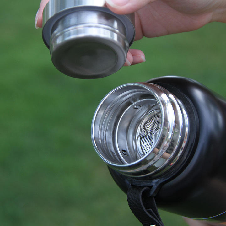 Portable Leakproof vacuum insulated reusable Heat insulation and colding 304 stainless steel double wall vacuum bottle Quality Manufacturing Processing