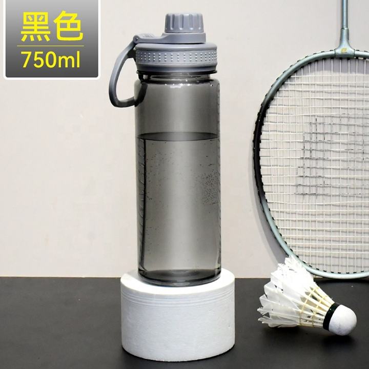 Quickly delivery 750ml LOW MOQ cheap Sport outdoor SK drinking bottle Unisex bpa free Plastic water bottle with lid IN STOCK Export-Oriented Factory