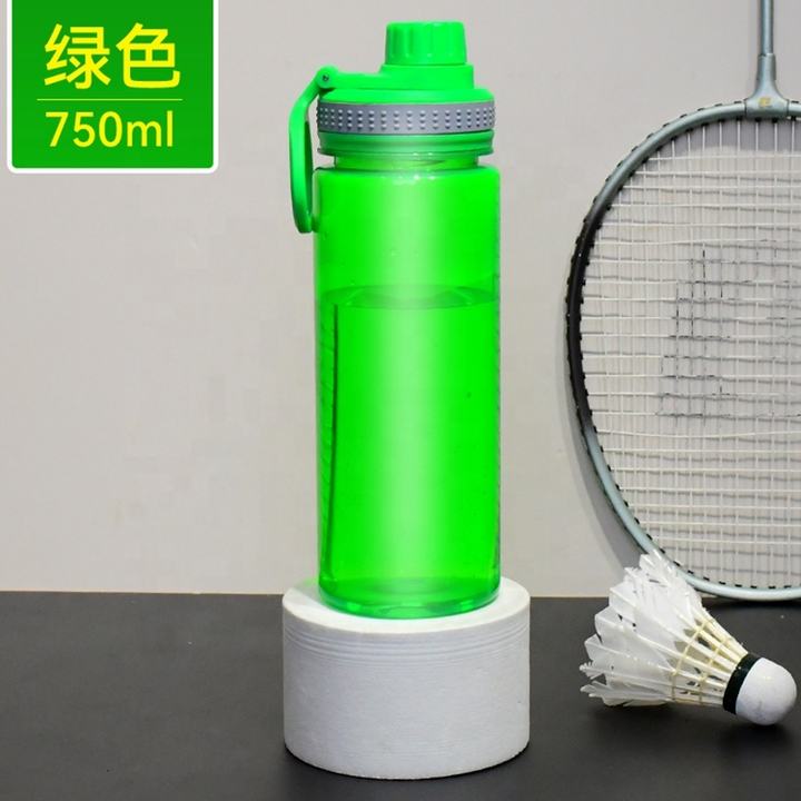 Quickly delivery 750ml LOW MOQ cheap Sport outdoor SK drinking bottle Unisex bpa free Plastic water bottle with lid IN STOCK Export-Oriented Factory