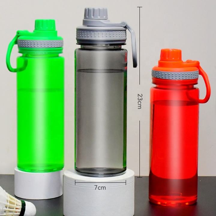 Quickly delivery 750ml LOW MOQ cheap Sport outdoor SK drinking bottle Unisex bpa free Plastic water bottle with lid IN STOCK Export-Oriented Factory