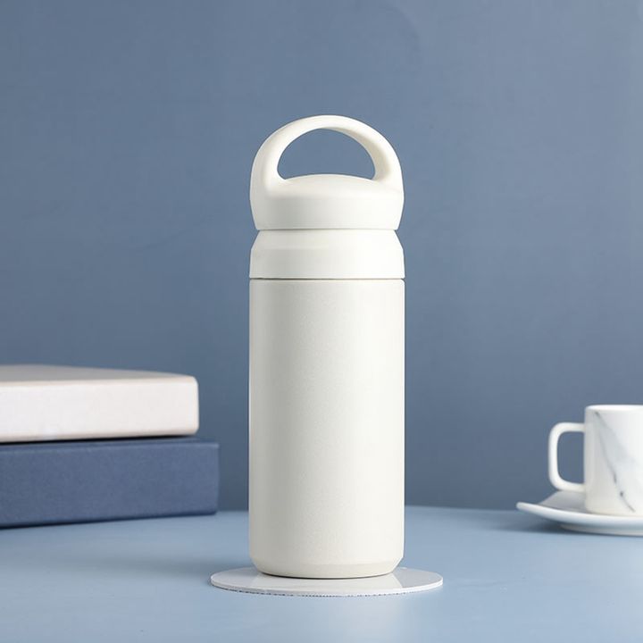 RTS 350ml/500ml portable handle outdoor Travel drink bottle Stainless Steel Vacuum Insulation Thermal Flask with Tea Infuser Affordable Wholesale Services