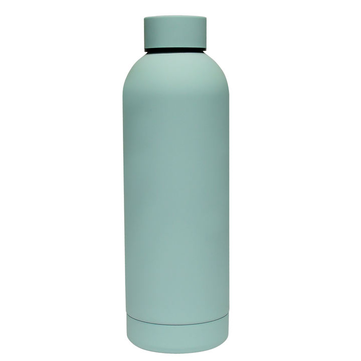 RTS 500ml small mouth Drinking rubber paint stainless steel  Double Wall  vacuum flasks thermos drinking water bottle Large Order Wholesale Outlet