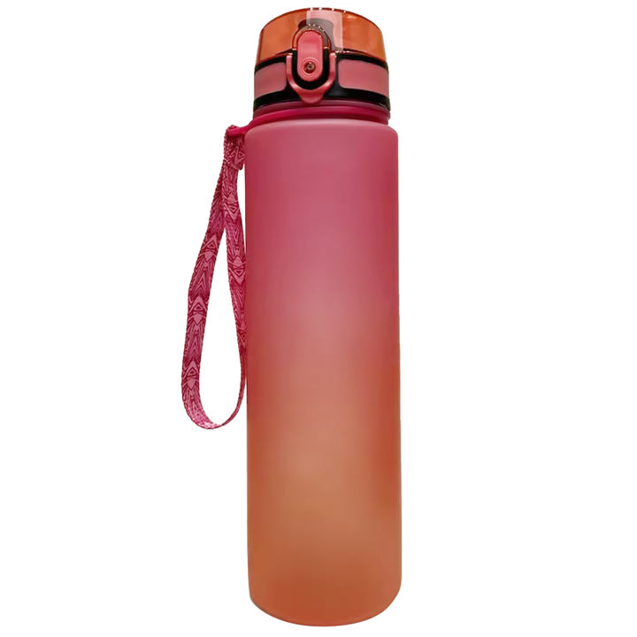 RTS Fitness bottle cup In Stock  food grade 32oz bpa free drinkware with lock 1L SPORT WATER BOTTLE with bounce lid and rope Wholesale Distribution Center Customization