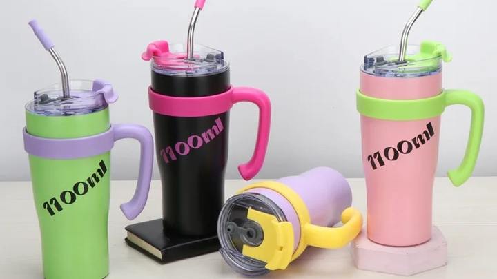 SUS304 High Quality Outdoor Portable Large Capacity custom logo stainless steel Travel tumbler for camping Industrial Wholesale Pricing Wholesale