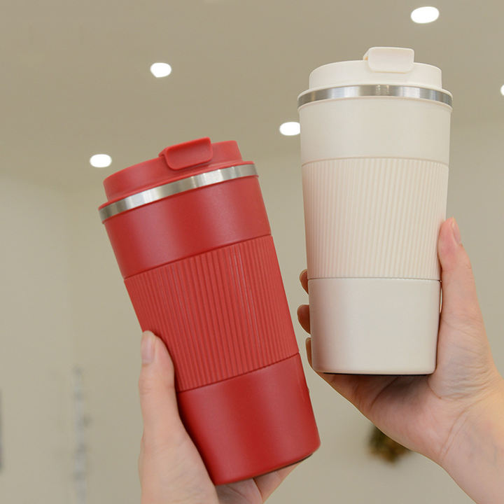 Screw Lid Thermal Coffee Mug Mugs for Gift 304 Stainless Steel Coffee Tumbler Car Travel Custom Logo Sublimation 380 Ml 510 Ml Direct Trade Wholesale
