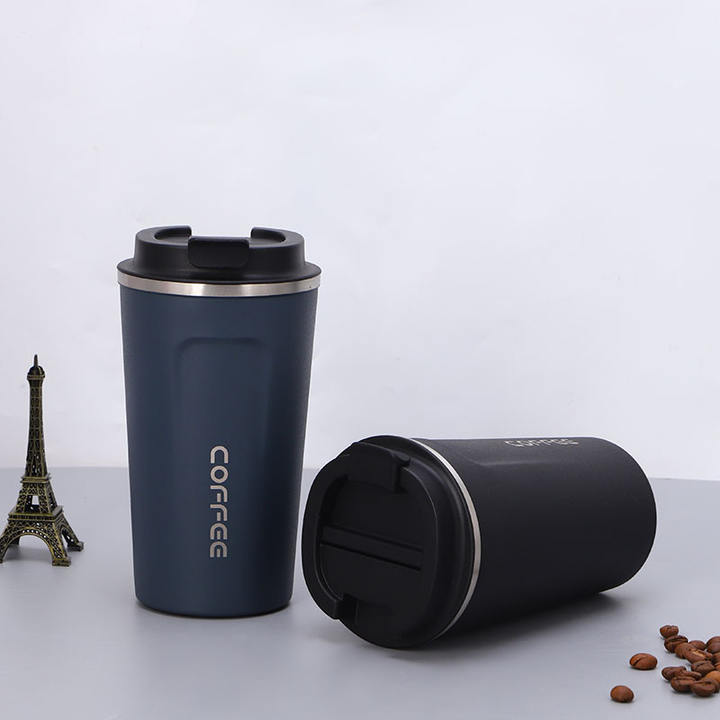 Screw Lid Thermal Coffee Mug Mugs for Gift 304 Stainless Steel Coffee Tumbler Car Travel Custom Logo Sublimation 380 Ml 510 Ml Direct Trade Wholesale
