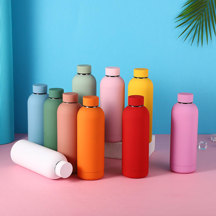 Small Mouth Water Bottle Cups Vacuum Flasks Thermoses Insulated Vacuum Thermos Flask CLASSIC Drinkware 304 Stainless Steel Rapid Production Solutions Trade