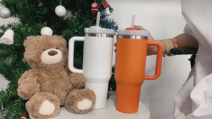 Source Factory Wholesale Price Custom 8/18 Stainless Steel Coffee Travel Thermos Mug Cup Sport 40oz Mugs Drinkware Production Wholesale Outlet