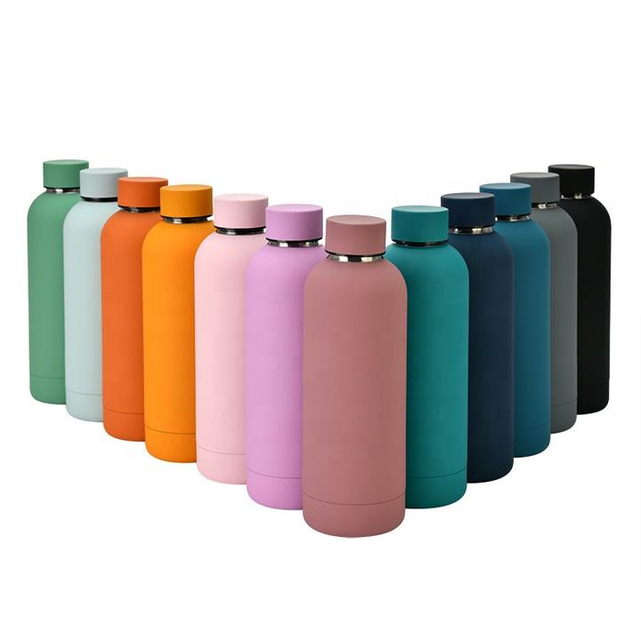 Stainless Steel Outdoor Frosted Water Bottle Portable Sports Cup Custom Mug Stainless Steel Vacuum Flasks & Thermoses Rapid Production Solutions