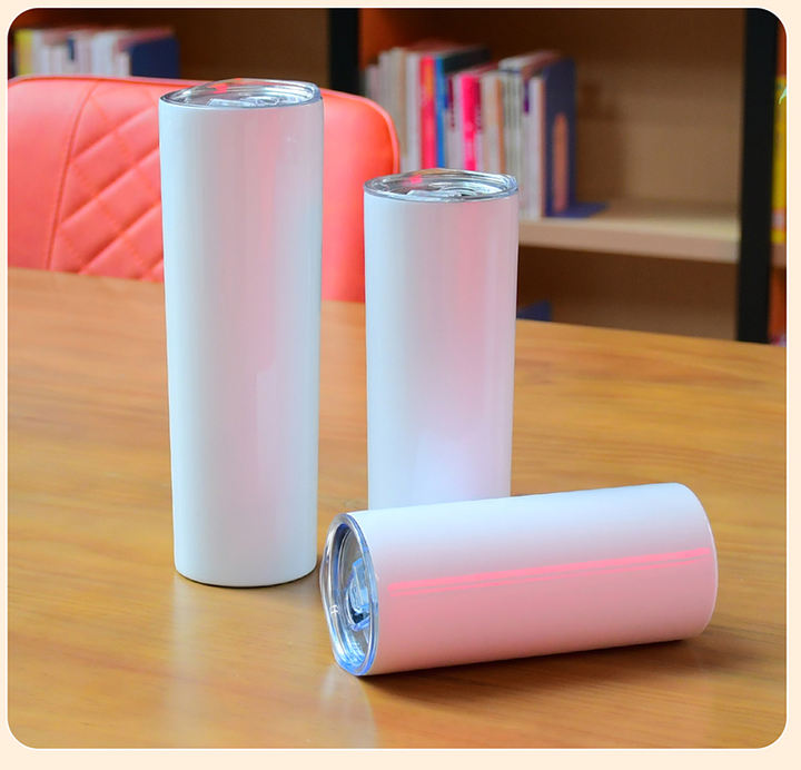 Straight Tumblers DIY Mug Sublimation Water Cup Stainless Steel Wholesale Double Wall 16oz/20oz/30oz Travel Mugs Drinkware 20oz China Factory Direct