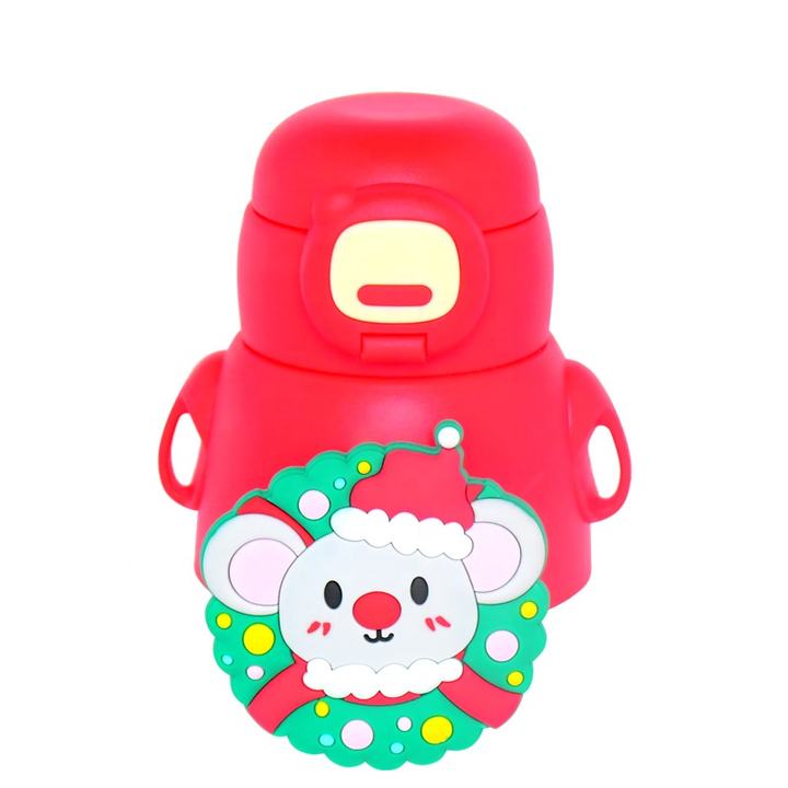 Student Outdoor 500ml cute bpa free kids water bottle stainless steel Thermos Bottle with straw and exquisite gift box Industrial Exporter Wholesale