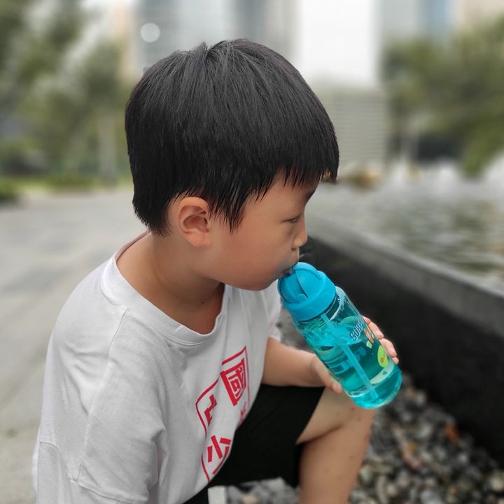 Supplies Custom Colors Pattern Kids Water Bottle Kids Water Bottle with Straw Bpa Free Plastic Packing Running Unisex 73g