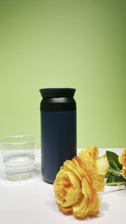 Travel Double Vacuum Insulated 18/8 Stainless Steel Water Bottle Simple Office Coffee Cup Portable Custom Manufacturing