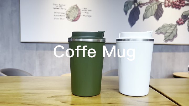 Travel Vacuum Insulated Coffee Mugs Tumbler Cup Stainless Steel Drinkware Mugs Direct Wholesale