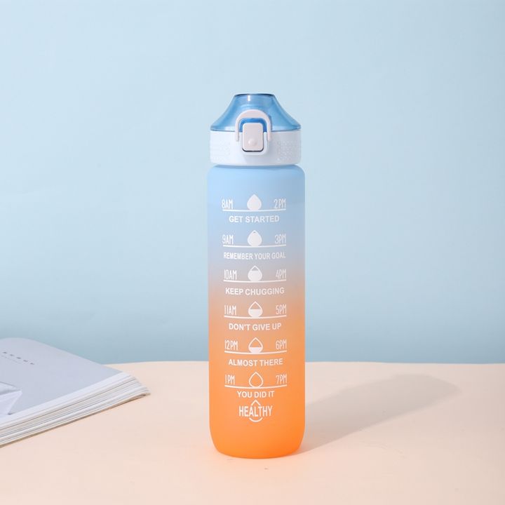 Unisex  Portable Camp American Style 32oz BPA FREE Leakproof custom logo Fitness Gym Plastic Sport Water Bottles with straw Wholesale B2B Pricing