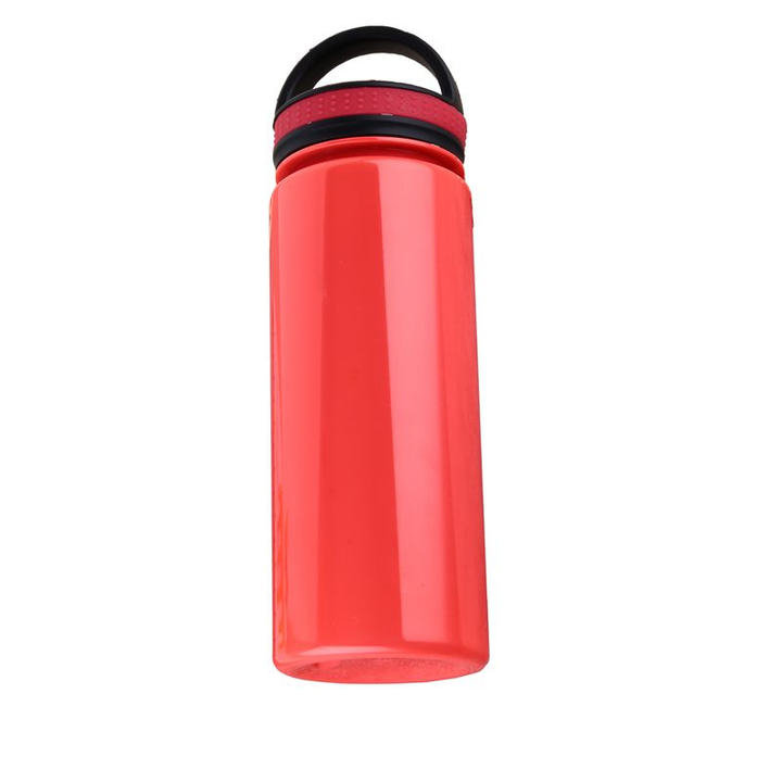 Unisex Titan Eco Plastic Water Bottle Solid Color Hand Lid Portable Camping Plastic Water Bottle Factory Wholesale