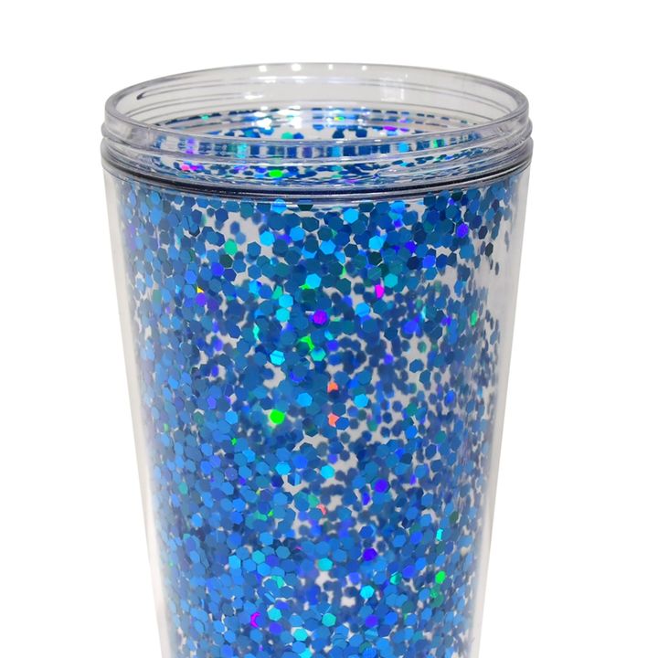 Water Tumbler with Straw and Personalized Cat Cover Logo Sparkling Plastic Promotional Christmas Gift Customized Cartoon Unisex Factory Pricing Supply