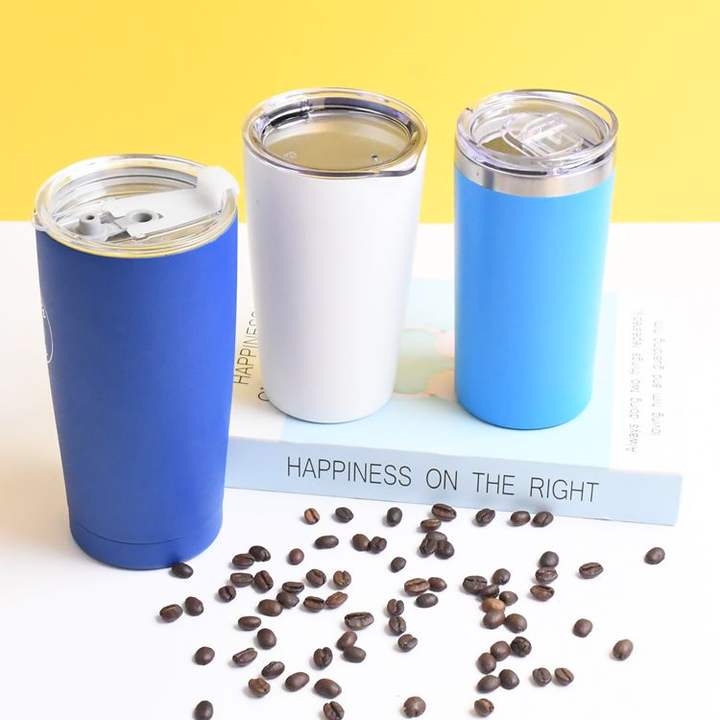 Wholesale 380ml/12oz water bottle 18/8 Stainless Steel Vacuum Insulated Travel Coffee Cup With Lid