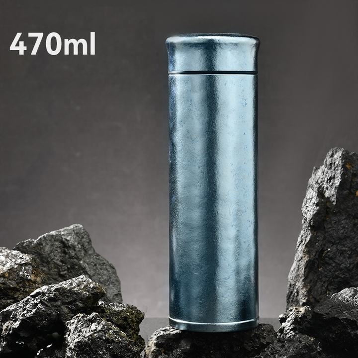 Wholesale 470ml Insulated Double Wall Titanium Unisex Water Bottle Custom Logo Direct Drinking Business Gift NEW Vacuum Flask China Industrial Supplier Chain
