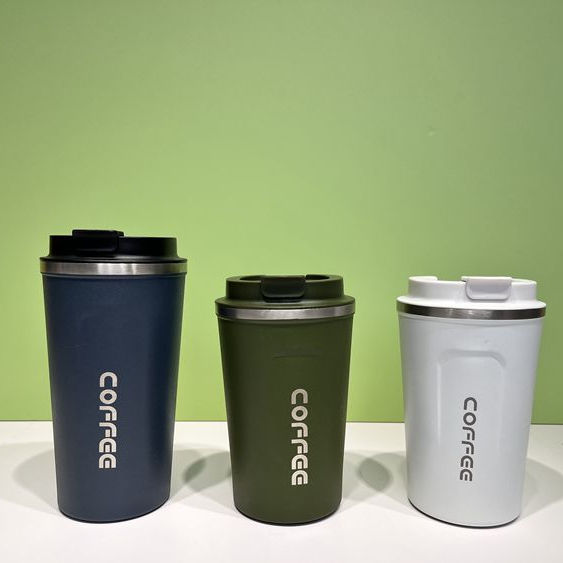 Wholesale Bulk Custom Logo Color 304 Stainless Steel Thermal Coffee Tumbler 380 ML 510 ML Coffee Cup Sublimation Mugs Thermos Export-Oriented Factory Wholesale