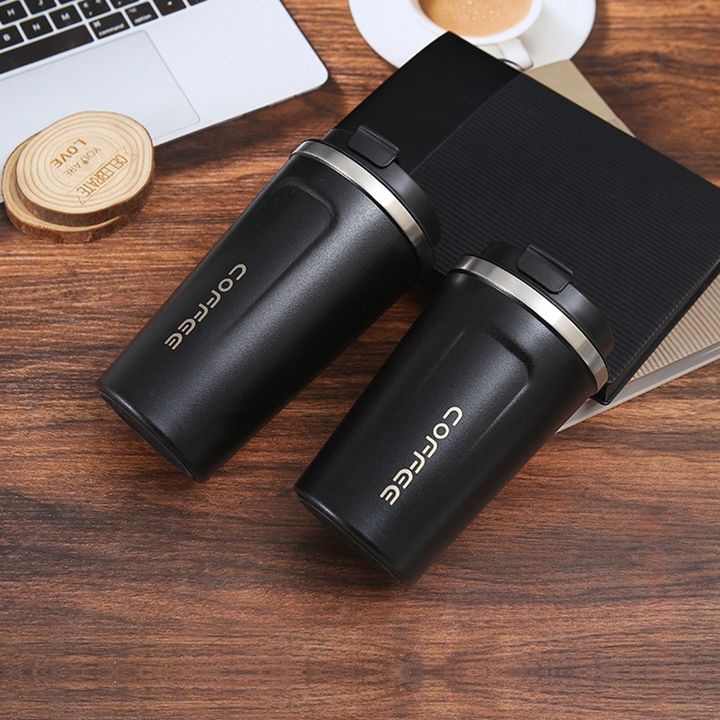 Wholesale Bulk Custom Logo Color 304 Stainless Steel Thermal Coffee Tumbler 380 ML 510 ML Coffee Cup Sublimation Mugs Thermos Export-Oriented Factory Wholesale
