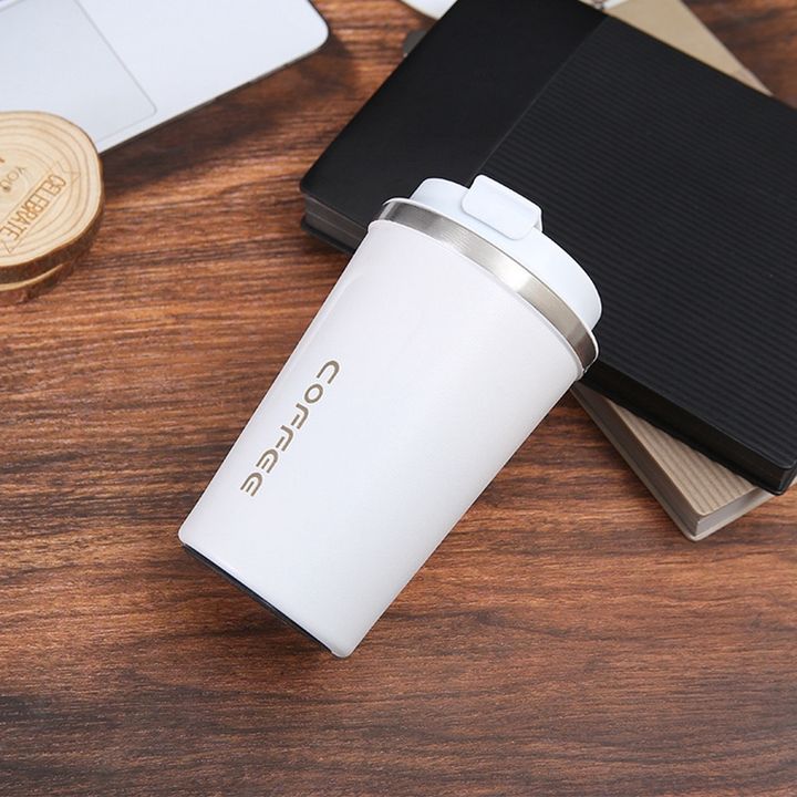 Wholesale Bulk Custom Logo Color 304 Stainless Steel Thermal Coffee Tumbler 380 ML 510 ML Coffee Cup Sublimation Mugs Thermos Export-Oriented Factory Wholesale