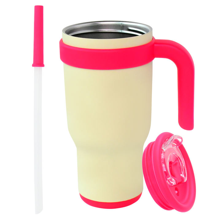 Wholesale Bulk Portable 14oz/18oz/30oz/40oz Custom Tumblers Stainless Steel coffe mug Vacuum Insulated Travel Mugs With Straw