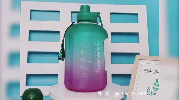Wholesale Fitness Protein Gym Plastic Water Shaker Bottle 2.4L Gym Water Bottle with Handle Manufacturing and Export